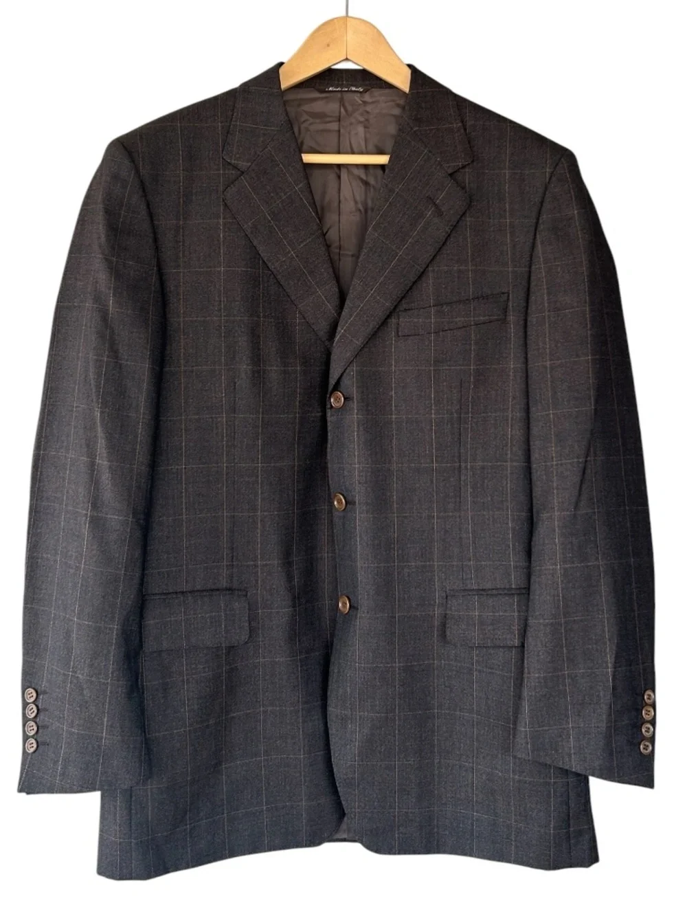 CANALI Brown Wool Blazer Style/Model A 13320 Size EU 52 R US 42 100% Wool EUC